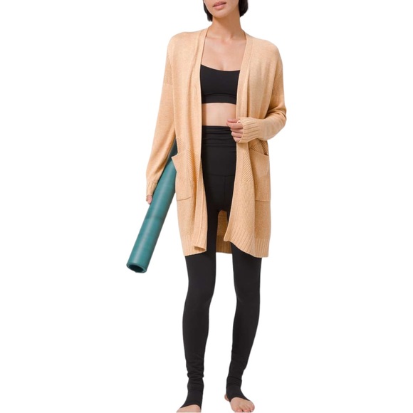 LULULEMON Sincerely Yours Wrap Sweater. Size Large - Picture 2 of 13